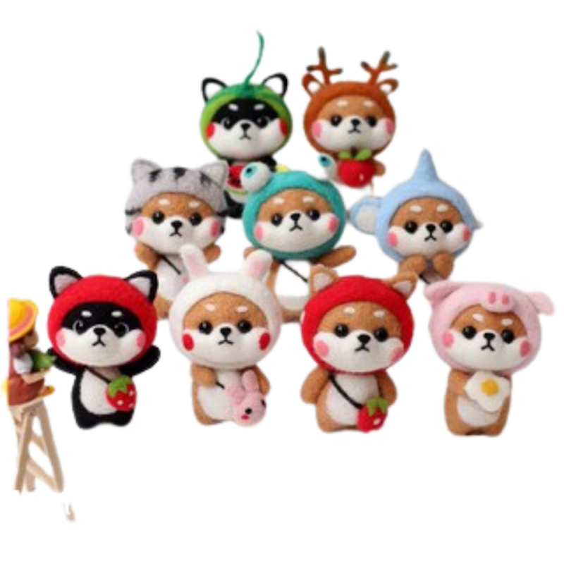 Bộ Len Chọc Shiba Vui Vẻ 1
