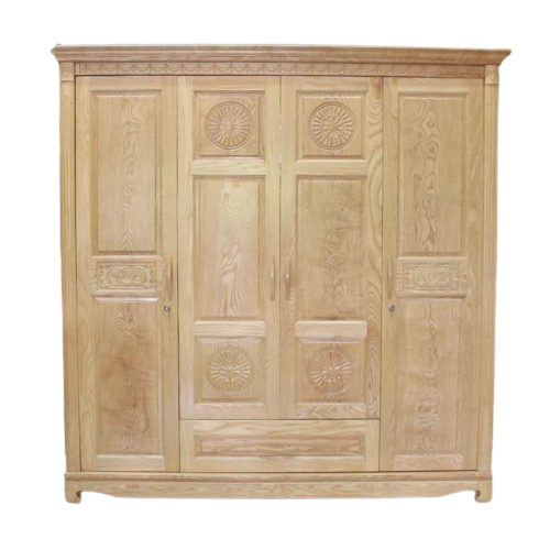Tủ Quần Áo Gỗ Sồi 4 Cánh 1
