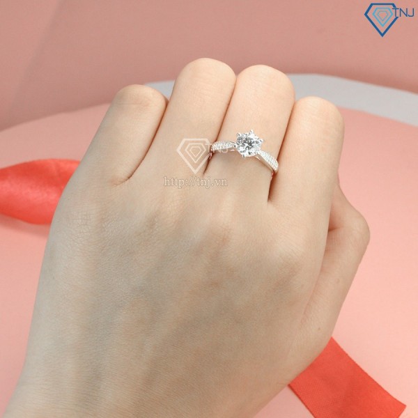 Nhận Bạc Nữ Đính Đá 2