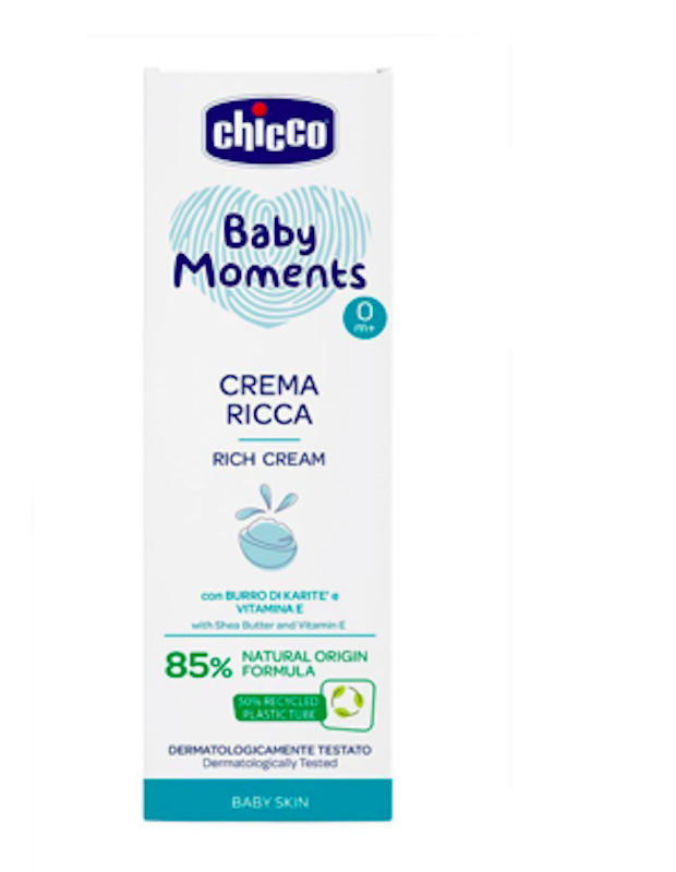 Kem Dưỡng Ẩm Cho Bé Chicco Baby Moments 2
