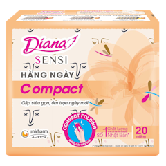 Băng Vệ Sinh Hàng Ngày Diana Sensi Compact