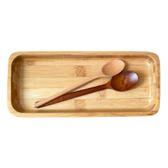 Khay Gỗ Tre Hình Elip Ongtre