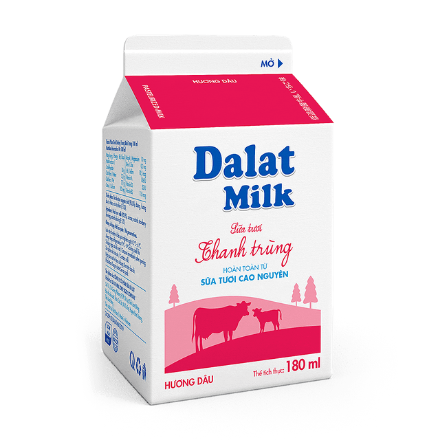 Sữa Tươi Thanh Trùng Nguyên Chất Dalatmilk 2