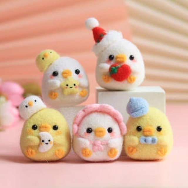 Bộ Len Chọc Biệt Đội Gà Con 1