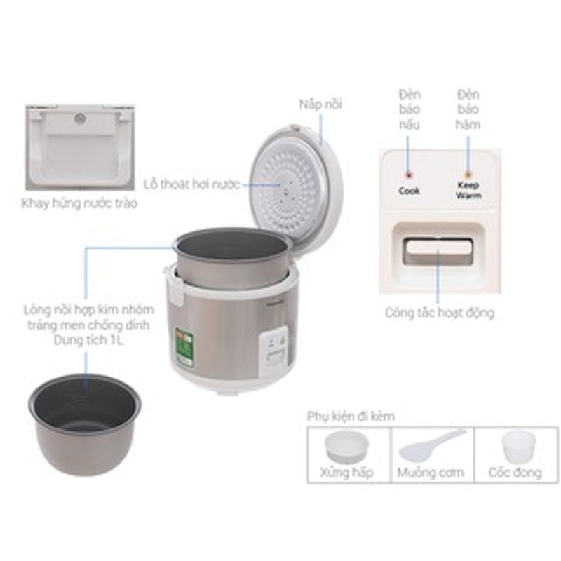 Nồi Cơm Điện Nắp Gài 3