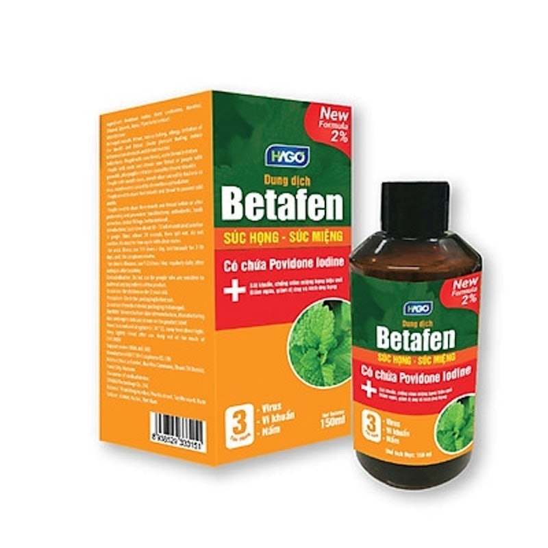 Dung Dịch Súc Họng Súc Miệng Betafen 1