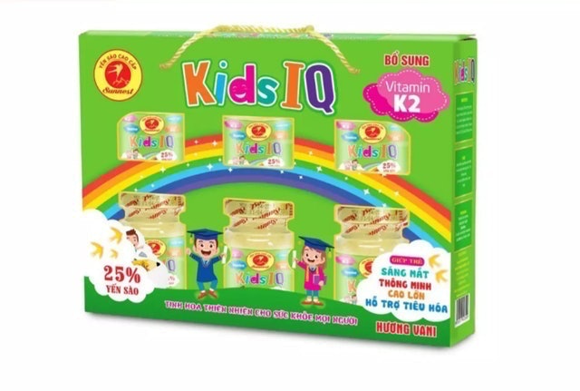 Nước Yến Sào Sunnest KID IQ 25% 1