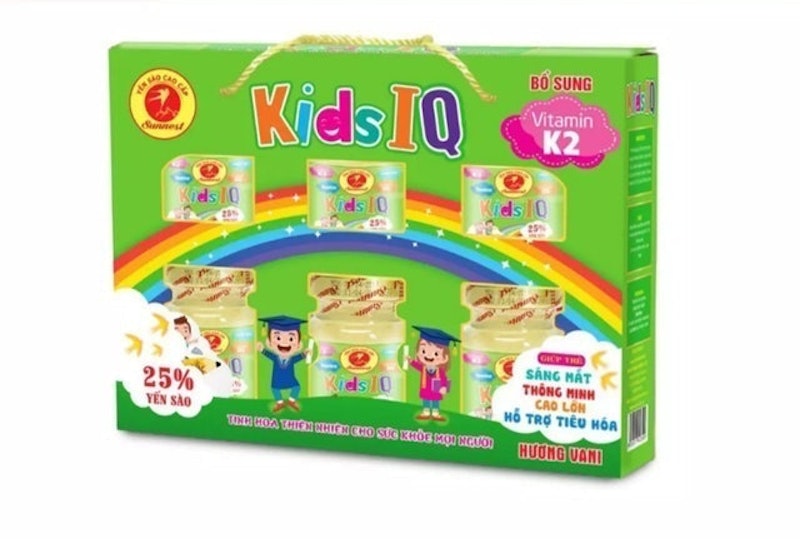 Nước Yến Sào Sunnest KID IQ 25% 1