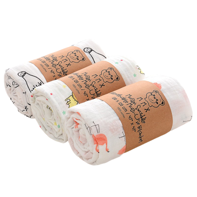 Khăn xô tắm Muslin Swaddle 1