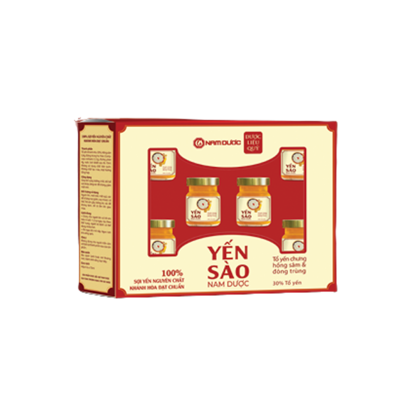 Nước Yến Sào Chưng Hồng Sâm, Đông Trùng Nam Dược 1