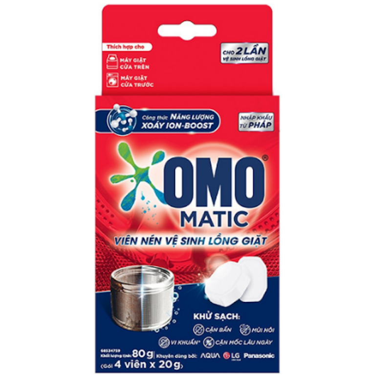 Viên Nén Vệ Sinh Máy Giặt Omo Matic 1