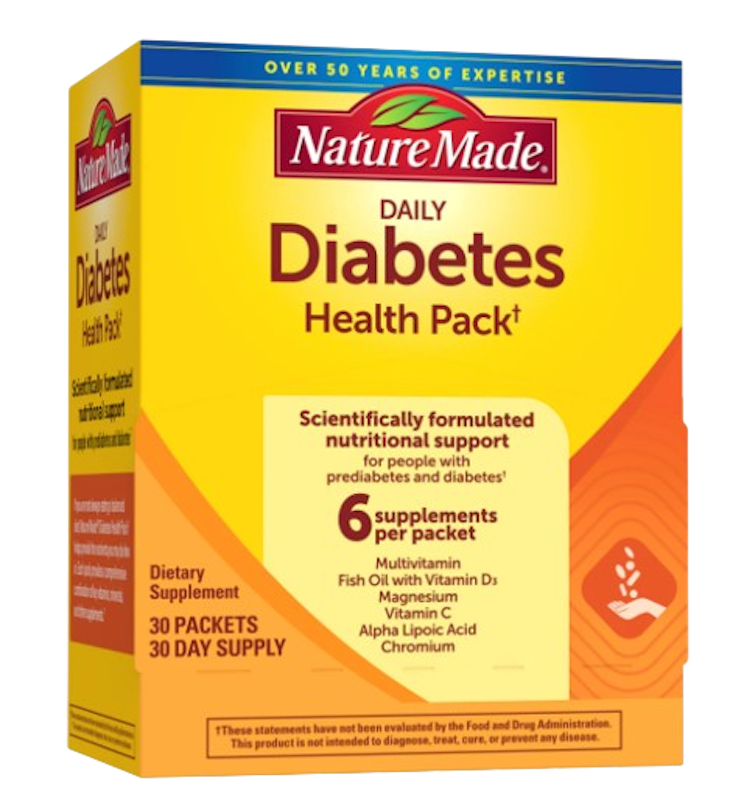 Nature Made Daily Diabetes Health Pack 1