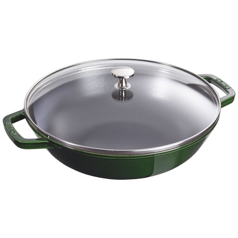 Chảo Gang 30cm Có Nắp Thủy Tinh Staub 1