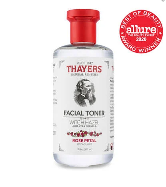 Nước Hoa Hồng Không Cồn Rose Petal Witch Hazel Toner 1