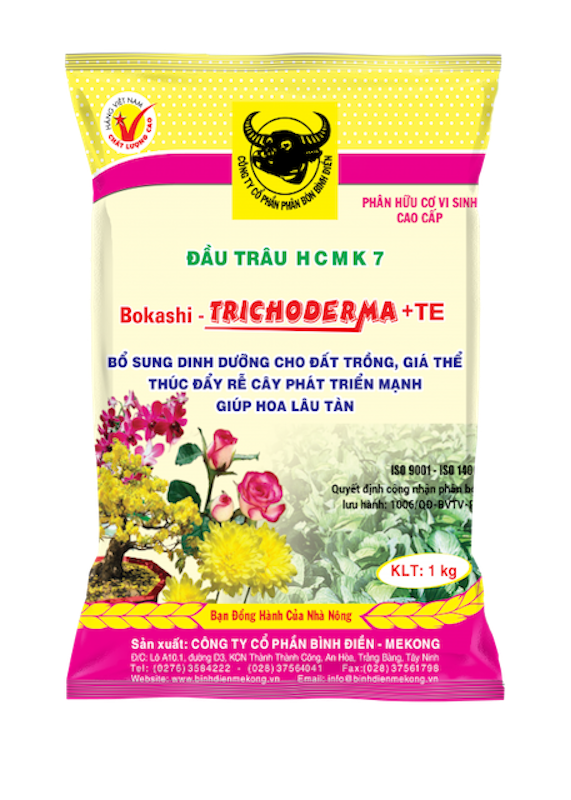 Phân Bón Hữu Cơ Trichoderma + TE Đầu Trâu HCMK7 1