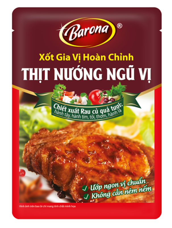 Xốt Ướp Thịt Nướng Ngũ Vị Barona 1