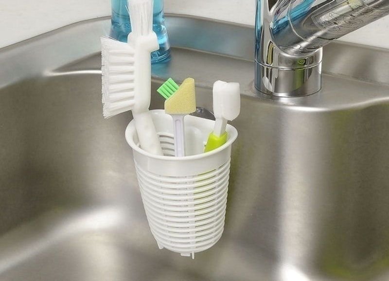 Giá Để Giẻ Rửa Bát Hình Rổ Dáng Sâu Flush Pocket 2