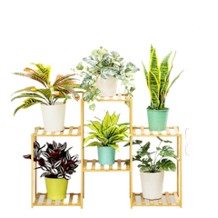 Kệ Để Cây Cảnh Gỗ Tre Vango