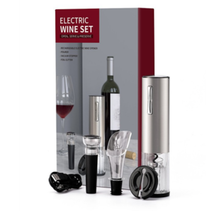 Bộ Dụng Cụ Mở Chai Rượu Vang Tự Động 4 in 1 1