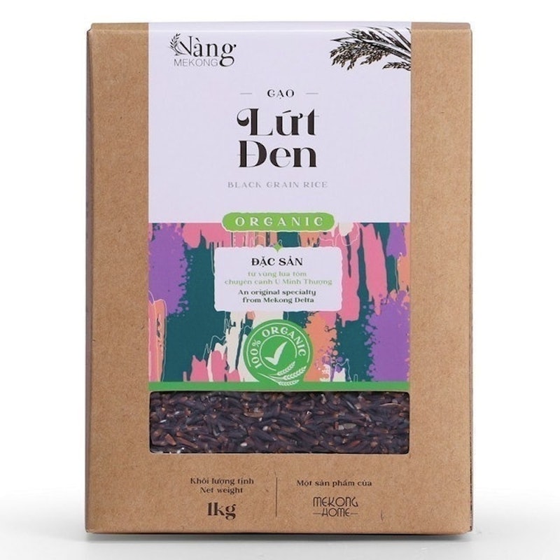 Gạo Lứt Đen Organic Nàng MEKONG 1