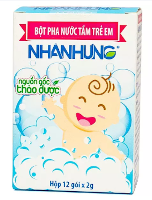 Bột Tắm Cho Trẻ Sơ Sinh Nhân Hưng 1