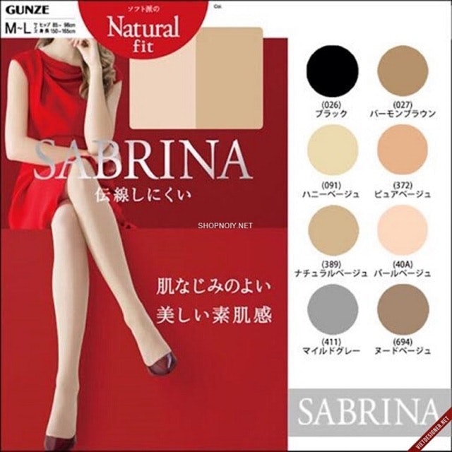 Quần Tất Sabrina Natural Fit 2
