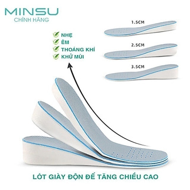 Miếng Lót Giày Thể Thao Tăng Chiều Cao Nam Nữ  2