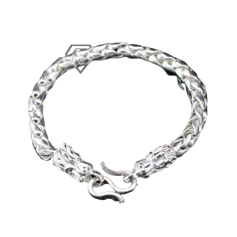 Lắc Tay Bạc Nam Hình Rồng TNJ 1
