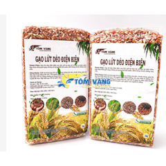 Gạo Lứt Dẻo Điện Biên Tôm Vàng