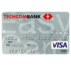 Thẻ Debit Techcombank Visa