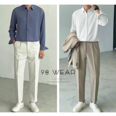 Áo Sơ Mi Dài Tay Unisex 98WEAR