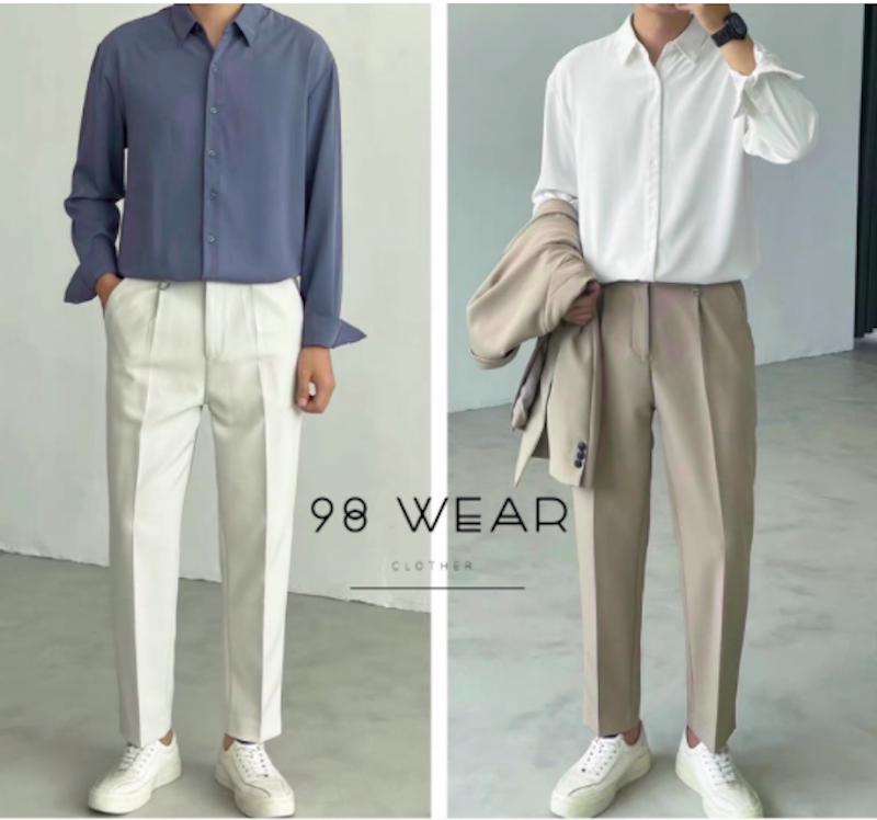 Áo Sơ Mi Dài Tay Unisex 98WEAR 1