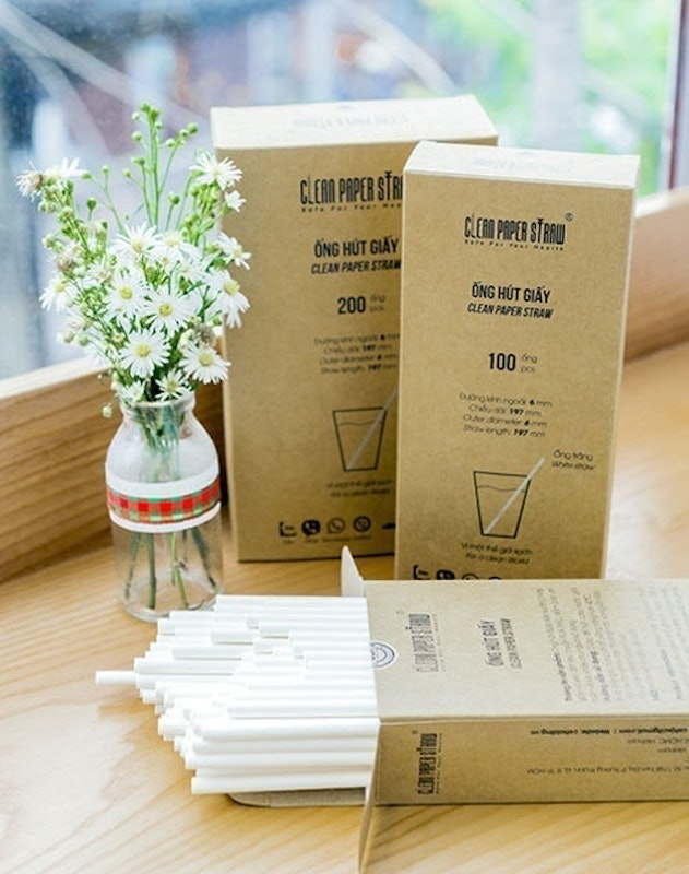 Ống Hút Giấy Clean Paper Straw 1