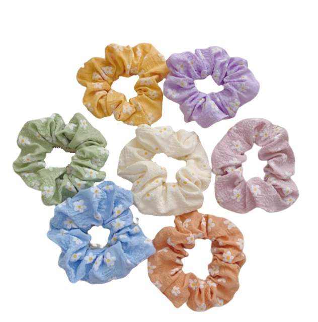 Scrunchies  Hoa Cúc Dễ Thương 1