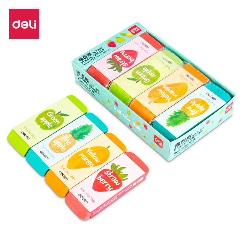 Gôm Tẩy Hoa Quả Deli 1
