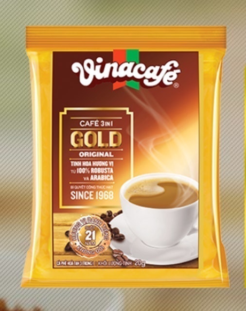 Cà Phê Hòa Tan 3in1 Gold Original (Túi 40 gói) 1