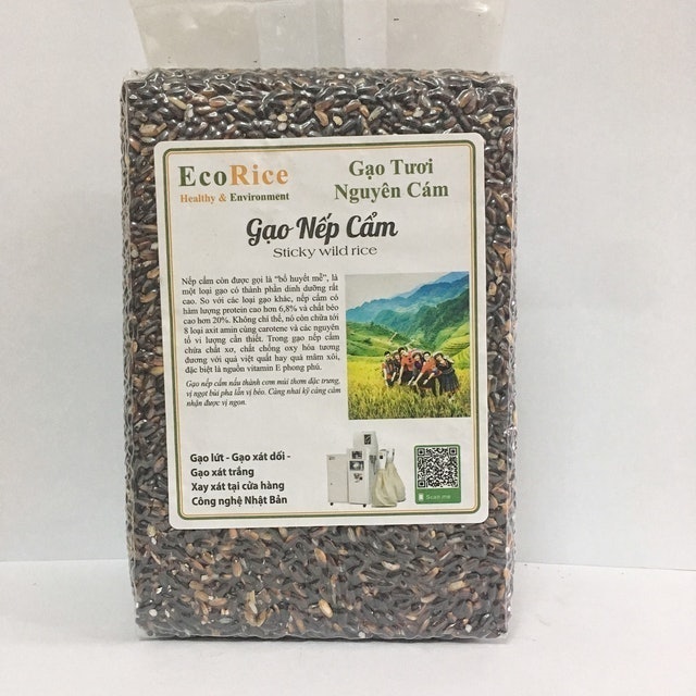 Gạo Nếp Cẩm EcoRice 1