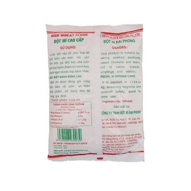 Bột Mì Số 8 Đa Dụng Táo Đỏ 2