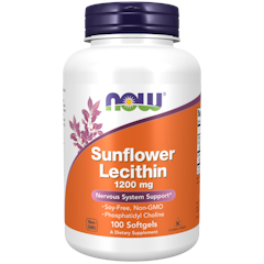Viên Uống NOW® Sunflower Lecithin 1200 Mg