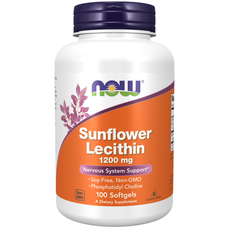 Viên Uống NOW® Sunflower Lecithin 1200 Mg 1