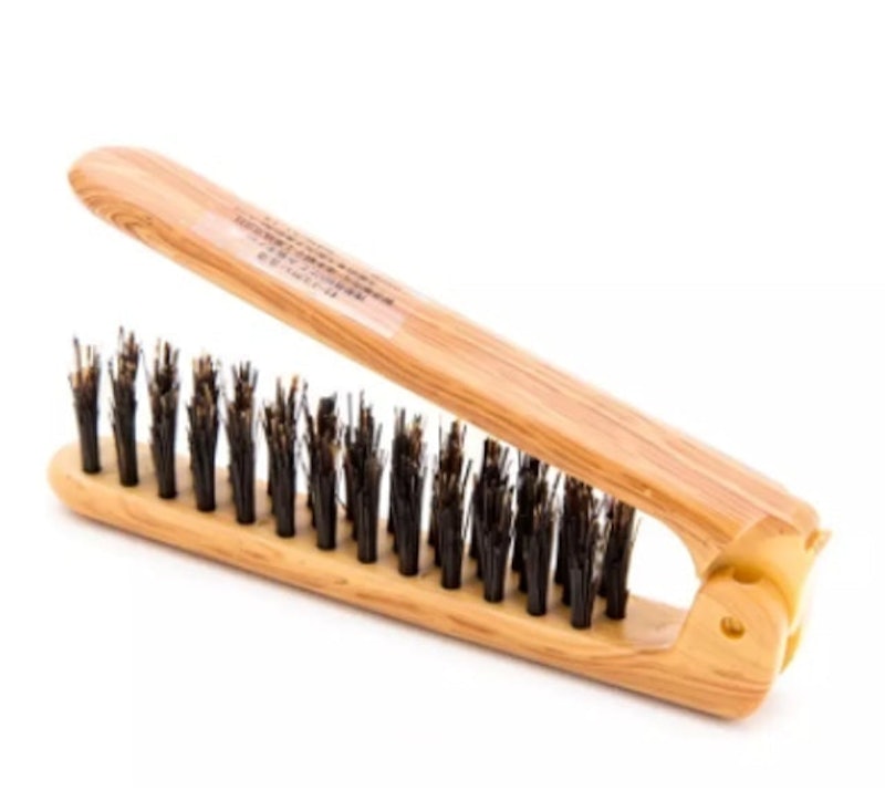 Lược Chải Tóc Ikemoto Lông Heo Tinh Dầu Olive Squalane 2