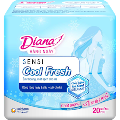 Băng Vệ Sinh Hàng Ngày Diana Sensi Cool Fresh