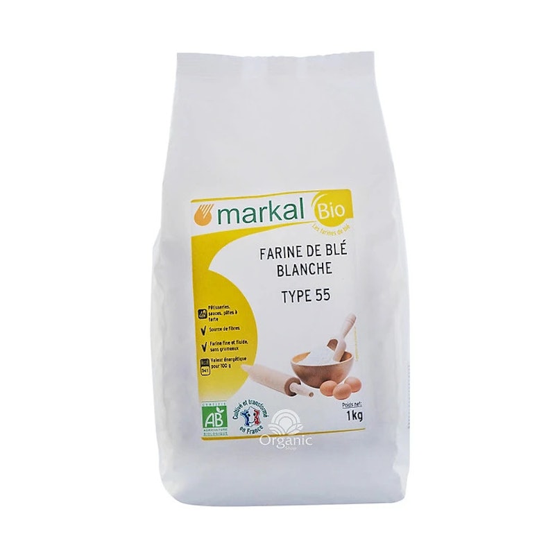 Bột Làm Bánh Mì Hữu Cơ Markal T55 1