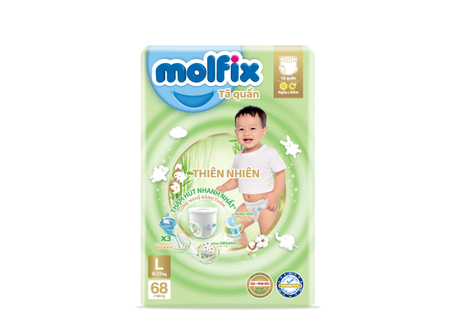  Tã Quần Thiên Nhiên Molfix Ultra  3