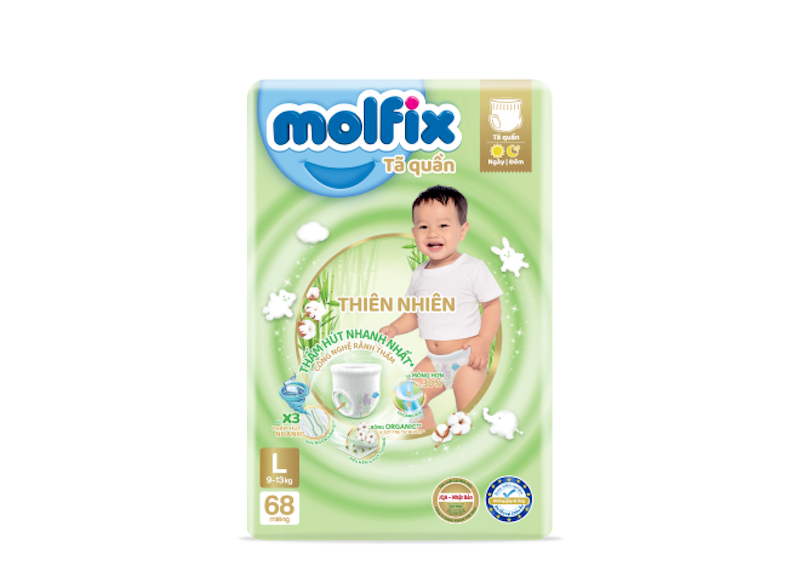 Tã Quần Thiên Nhiên Molfix Ultra 3
