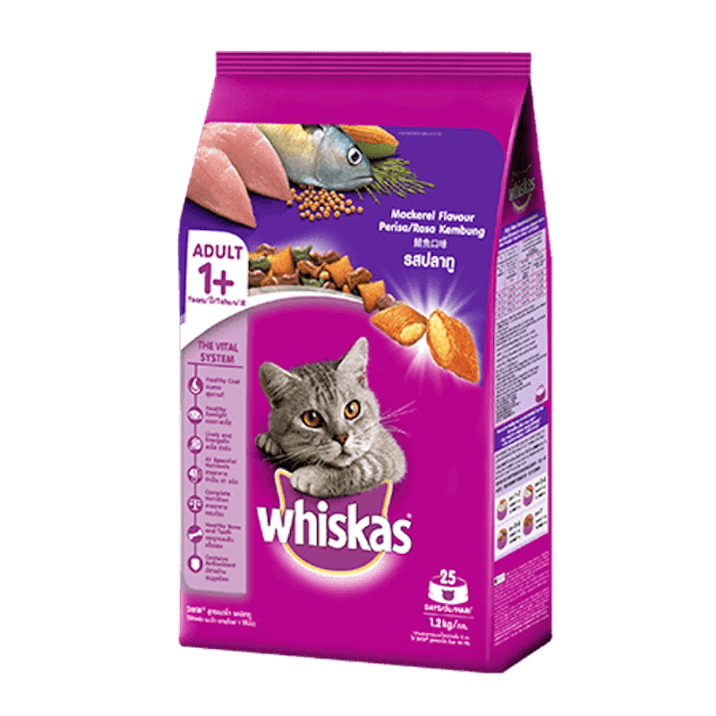 Hạt Cho Mèo Lớn Whiskas Adult 1+ 1