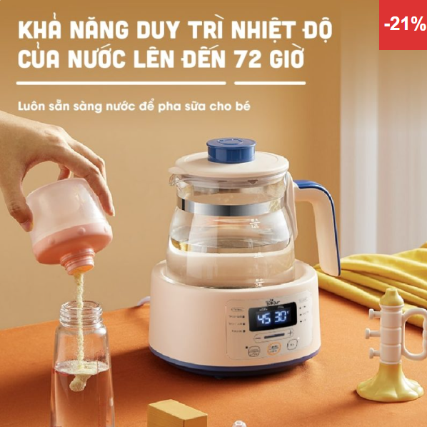 Máy Đun Nước Pha Sữa Bear 2