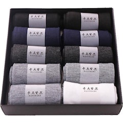 Bộ 10 Đôi Tất, Vớ Nam Sợi Tre Cao Cấp