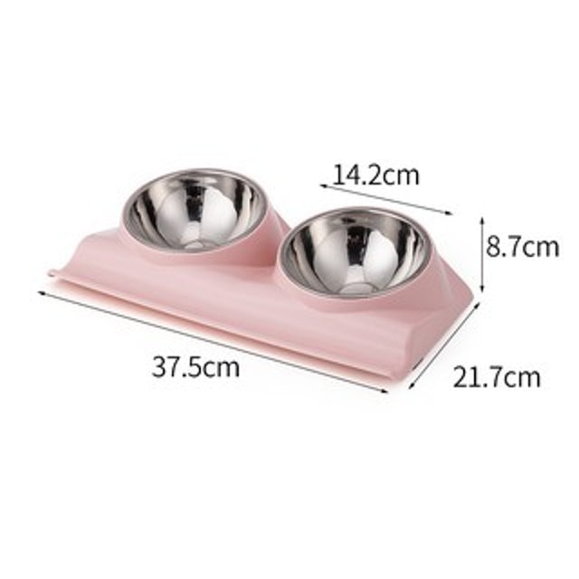 Bát Ăn Đôi Nghiêng 15 Độ Cho Thú Cưng 2