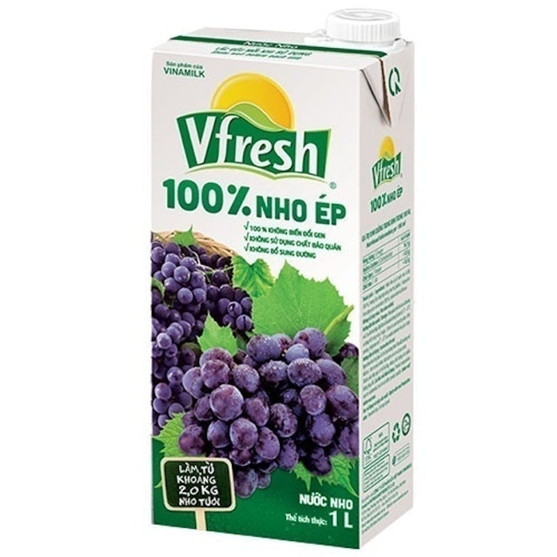 Nước Ép Nho Vfresh 1